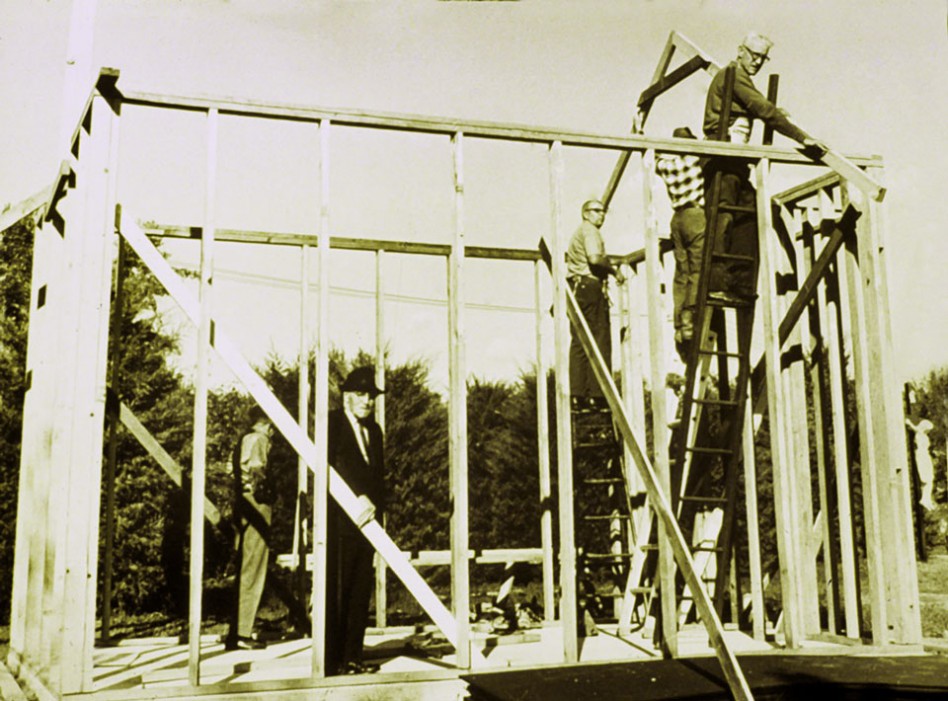 The Great Depression Partially building finished during the Great Depression.