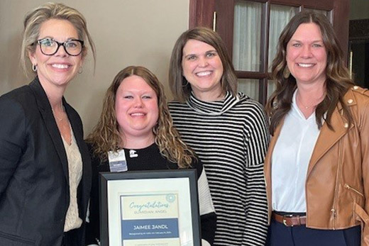 What is the Guardian Angel program? Jamie Jandal winning Guardian Angel award
