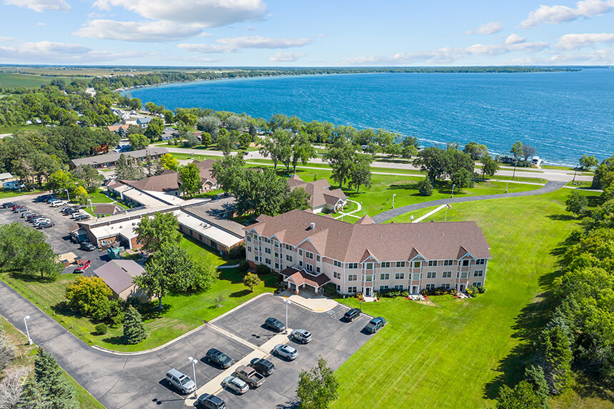 Aerial of Good Samaritan Society - Battle Lake campus