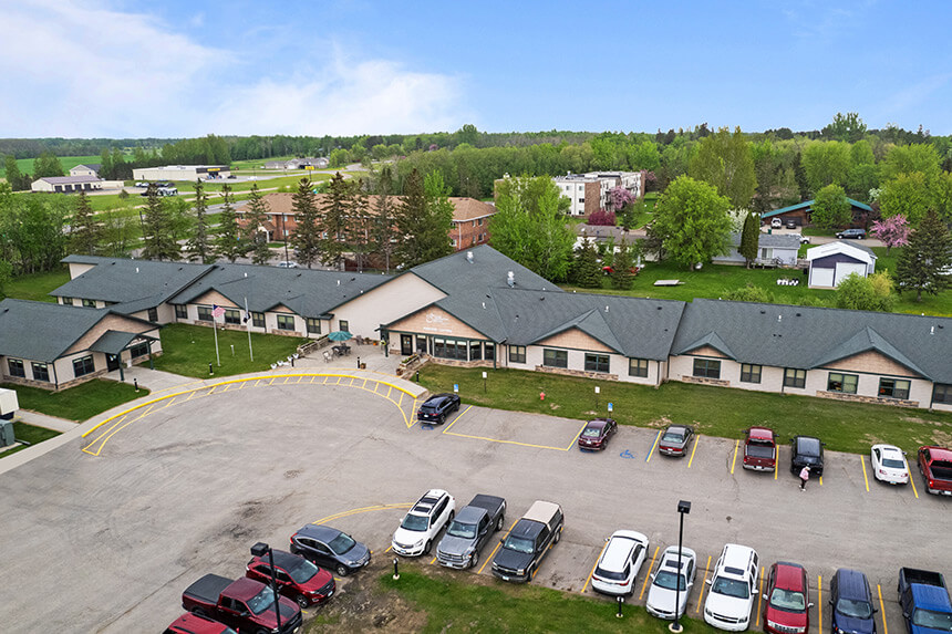 Good Samaritan Society - Blackduck assisted living campus aerial