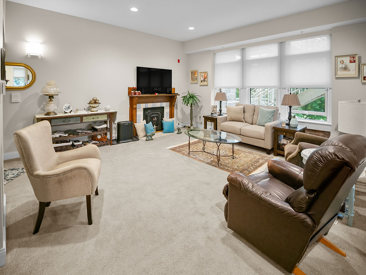 Cook Legacy Village apartment living room.