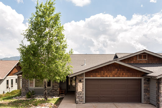 Exterior of a house.