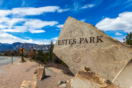 Estes Park rock.