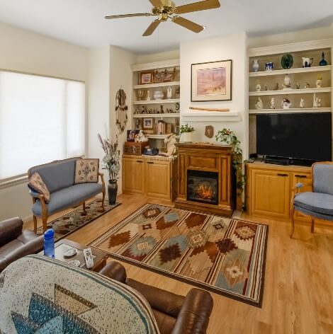 Fort Collins Village Twin Home Living Room