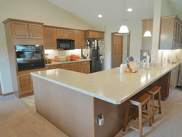 Good Samaritan Society - Grand independent living twin home kitchen