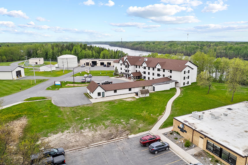 Aerial of the Good Samaritan Society - International Falls campus