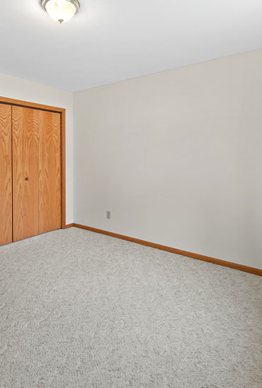 Independent living duplexes offer spacious bedrooms at Good Samaritan Society - Jackson in Jackson, Minnesota.