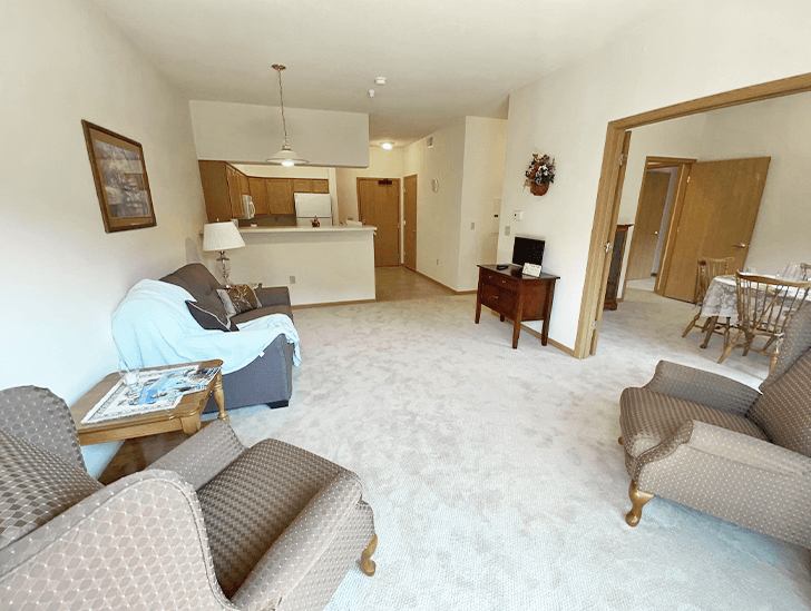 GSS - Ottumwa The Lodge independent living - living room