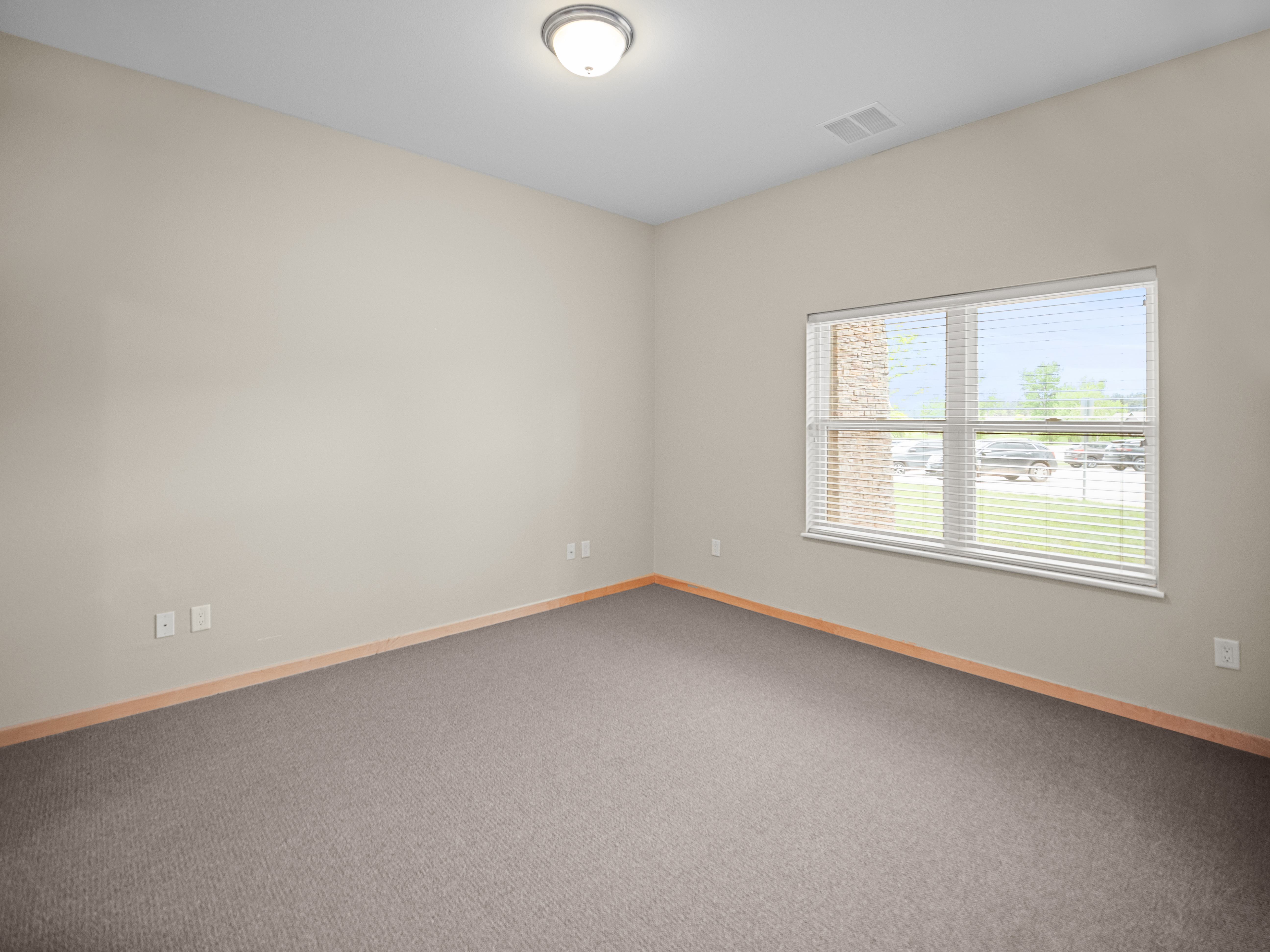 St. Martin Village Independent Living apartment bedroom.