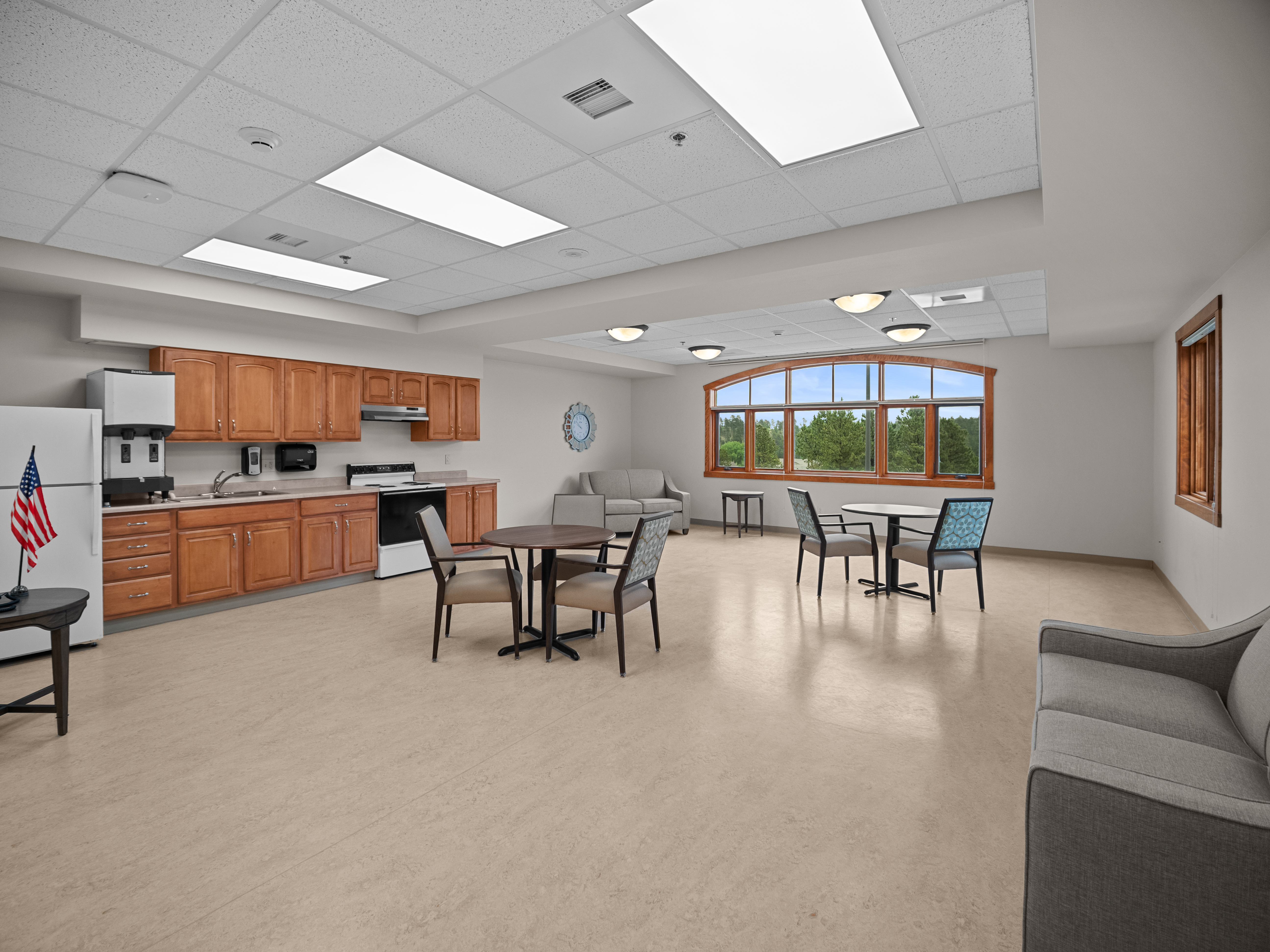 Unity Place Assisted Living community room.