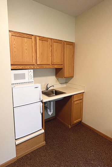 Assisted Living Kitchenette at Good Samaritan Society - Syracuse