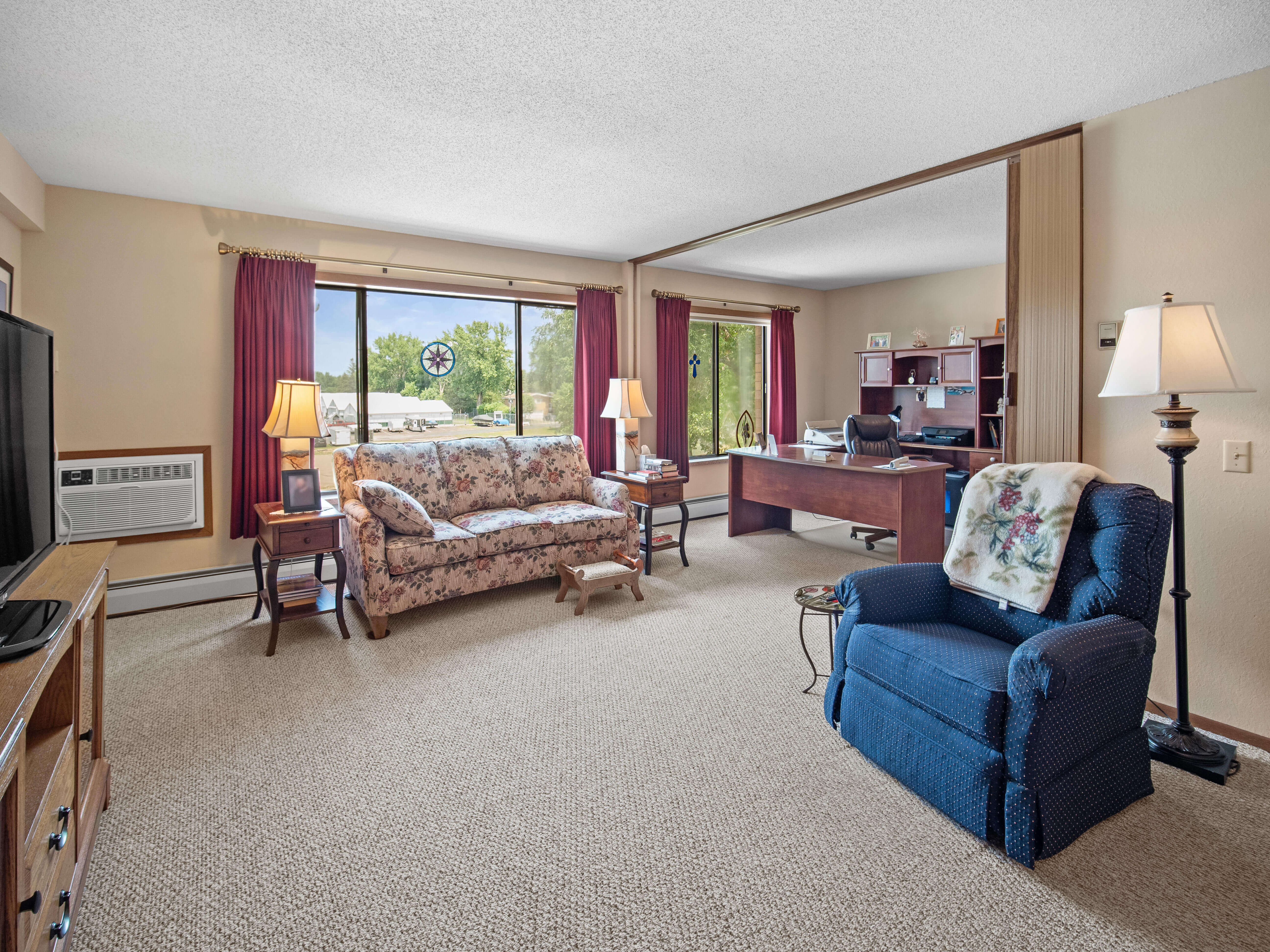 Waconia living room and den.