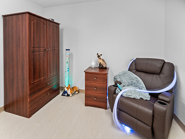 Sensory room for rehab at Good Samaritan Society - Waukon.