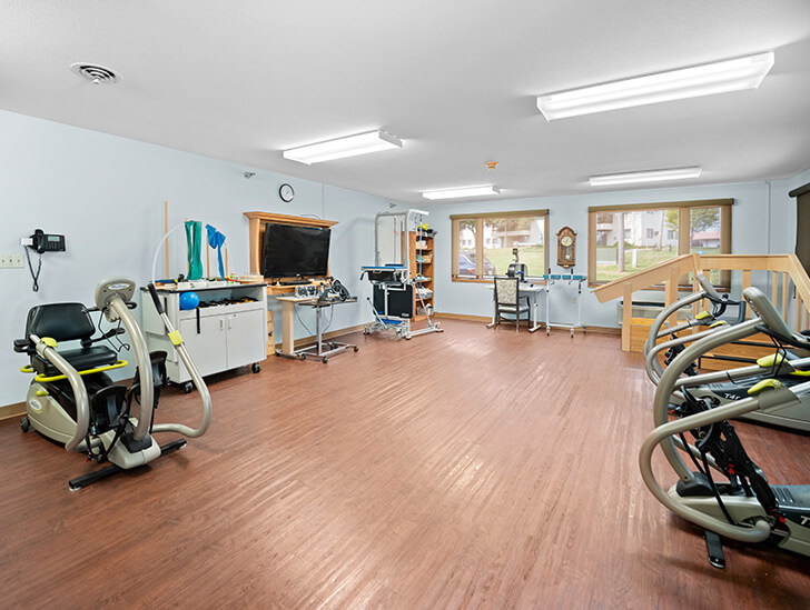 Rehab therapy gym at Good Samaritan Society - West Union.