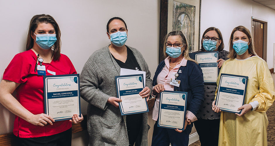 Family celebrates Society staff as Guardian Angels