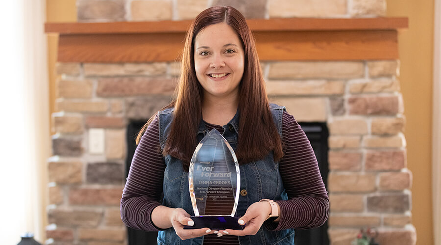 Society nurse recognized for impact on COVID-19 response