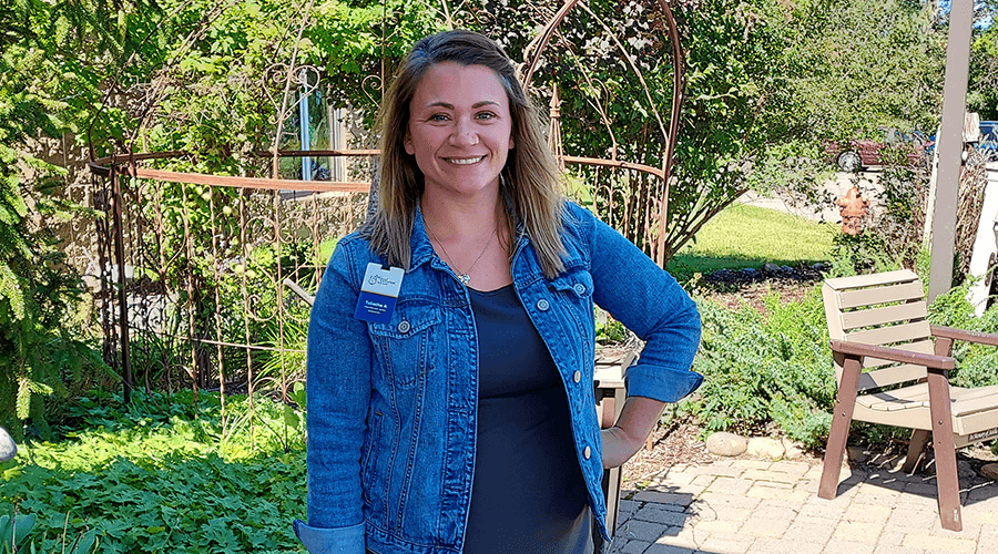 Good Samaritan Society - Woodland Social worker, Tabatha Anderson is grateful to serve seniors and their families.