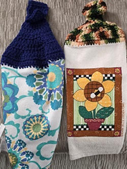 Pauline Daninger's towel craft.