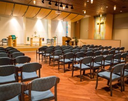The Worship and Life Center at Cedar Lake Village.