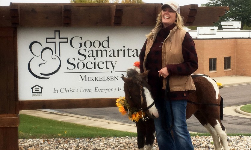 Therapy horse unlocks memories