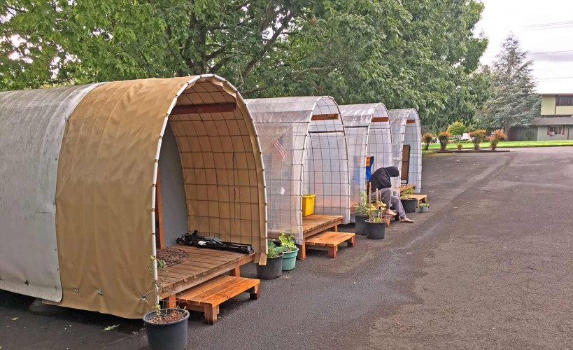 Eugene Village offers a haven for the homeless