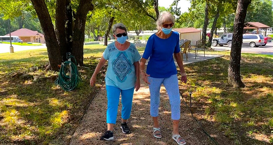 Friends find purpose staying active in senior community