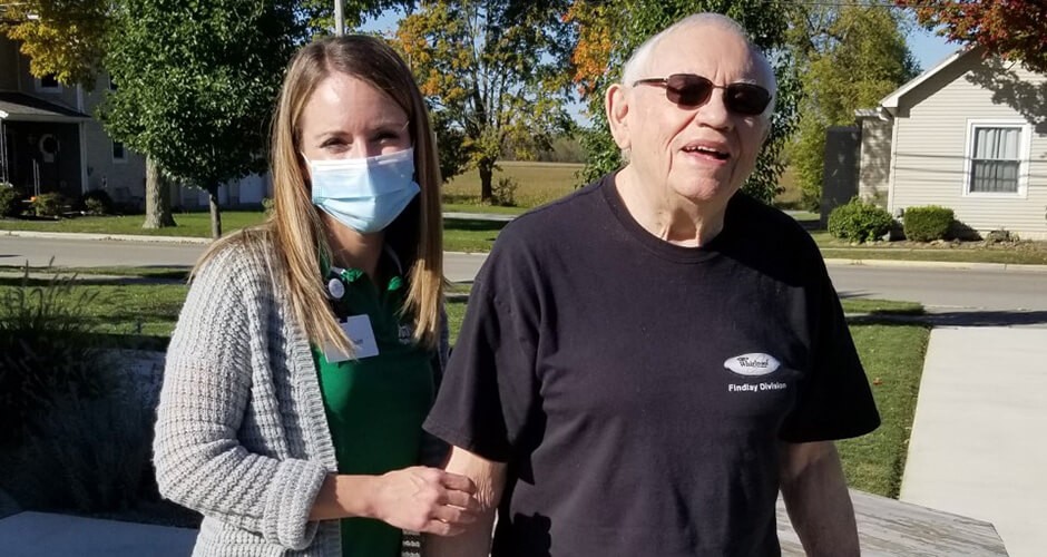 Ohio man back on his feet after backbreaking year